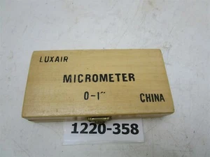 Luxair Micrometer 0-1" 0.001" Brand New in Box - Picture 1 of 3