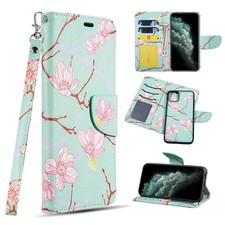 For iPhone 11 Pro Trendy Leather Detachable Flip Case with Multi Card Slots