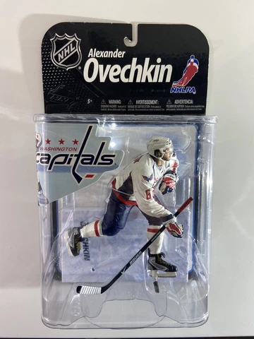 Alex Ovechkin Washington Capitals White McFarlane NHL Hockey Series 22 Figure Cover