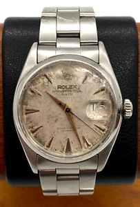 Vintage Rolex Oyster Perpetual Date 6534 Patina Dial - 34mm - Year 1959 - Picture 1 of 16