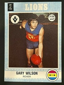 1977 Scanlens Card No.69 Gary Wilson Lions (4)