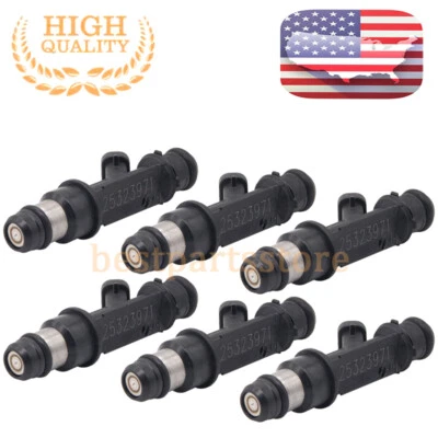 Set 6 Fuel Injectors 12586551 For 2000-05 Chevrolet Impala/Venture 3.4L FJ318 US - Image 1 of 4