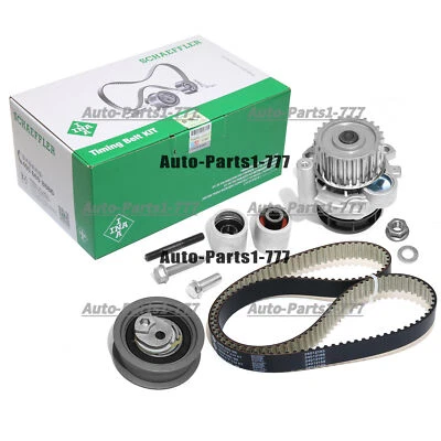 INA Water Pump Timing Belt Tensioner Kit For VW GTI Passat AUDI A4 2.0 FSI BPY Foto 1 de 4