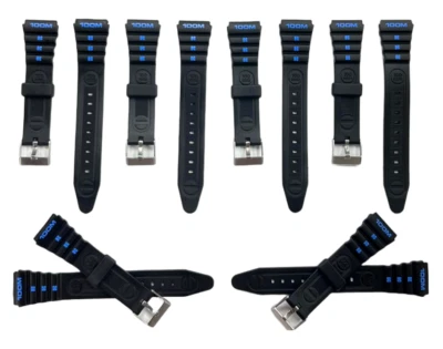 Water Resistant PVC Sport Watch Band 18MM Fits Timex, Casio and Others - Image 1 of 4