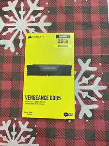 VENGEANCE® 32GB (2x16GB) DDR5 DRAM 4800MHz C40 Memory Kit — Black *IN HAND* - Picture 1 of 2