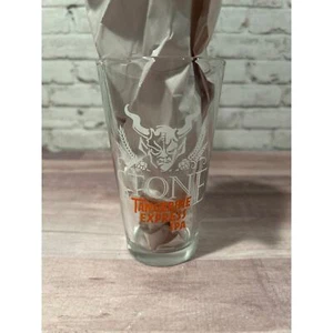 Stone Brewing Tangerine Express IPA Pint Glass - Picture 1 of 3