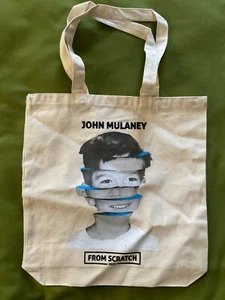 NEU BEIGE JOHN MULANEY VON GRUND AUF 2022 LEINWAND TASCHE 16"" X 14,5"" KOSTENLOSER VERSAND - Bild 1 von 4