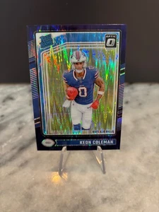 2024 Panini Donruss Optic - Keon Coleman Purple Shock Rookie Card #358 - Foto 1 di 2