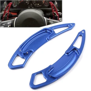 Car Aluminum Blue DSG Paddle Shifters Extensions Trim For Honda Accord 2013-19 - Foto 1 di 10
