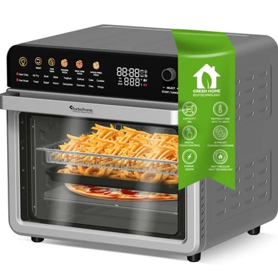 Multi-Smart-Ofen 16in1 2200W Heißluftfritteuse 34L 350°C Dörrautomat Pizzastein. - Bild 1 von 4