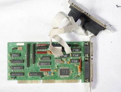 Vintage Generic IDE floppy game serial parallel adapter ISAC38 - Image 1 of 3