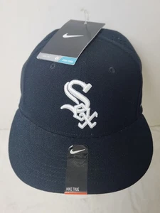 Gorra de béisbol Chicago White Sox gorra Nike Swoosh Dri-Fit Stay Cool negra SIN USAR - Imagen 1 de 12