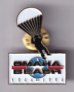 RARE PINS PIN'S .. ARMEE ARMY DEBARQUEMENT D-DAY 1944 OMAHA BEACH PARACHUTE ~FZ - Imagen 1 de 1