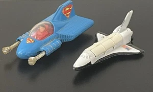 Vintage Corgi Superman Supermobile 1979 & NASA Space Shuttle Toy Vehicle DieCast - Picture 1 of 4