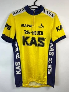 Original 1986 KAS TAG Heur Tour of Switzerland Cycling Jersey Size M - Picture 1 of 5