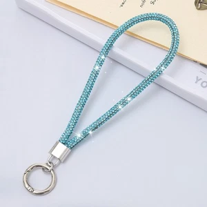 Crystal Wrist Straps Glitter Rhinestone Phone Lanyard Keychain Hanging Rope* - Picture 1 of 24