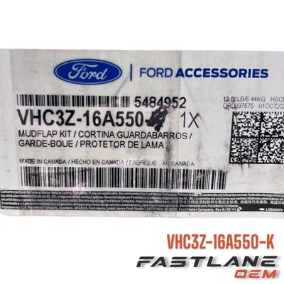 Ford F-250 Super Duty 2017-2022 hardware protectores contra salpicaduras nuevo fabricante de equipos originales VHC3Z-16A550-K Foto 1 de 4