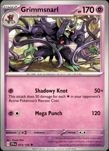 Pokemon - Grimmsnarl #073/159 - SV09: Journey Together Uncommon - Bild 1 von 2