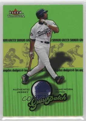 2002 Fleer Tradition Update Grass Patch /50 Shawn Green Patch - Image 1 of 2