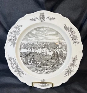 Vintage Wedgwood 1958 Baltimore von Federal Hill Platte 9 3/4" - Bild 1 von 24