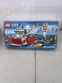 LEGO 60109 City Fire Boat New Opened Damaged Box - Bags Sealed