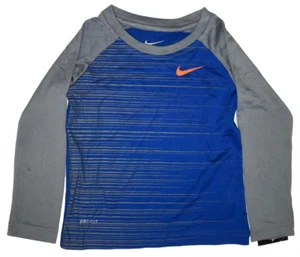 Nike Little Boys Chase Stripes L/S Tee Size 5, Game Royal - SRP $28 - Picture 1 of 3