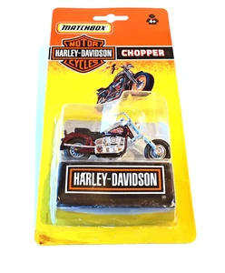 ✅ Matchbox Motorcycles * HARLEY DAVIDSON CHOPPER von 1992 in OVP * MOC - Bild 1 von 5