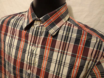 Merona Men's Multi-Colored Stripe L/S Button Shirt Sz S 100% Cotton - Image 1 of 3