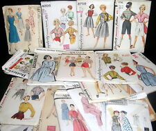 New Listing18 Lot Assorted Vintage 1940-1960's Sewing Patterns