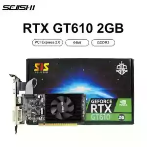 SCJISSI GT610-2GB DDR3-CSM Video Graphics Card 64 Bit PCI Express - Picture 1 of 4