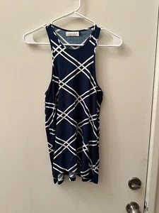 Ava Sky Fighting Eel Top Tank Size L Large Blue Barely Worn  - Picture 1 of 3