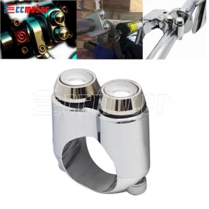 7/8" Switch Control Motorcycle Handlebar Button Latch Momentary for Cafe Racer - Picture 1 of 8