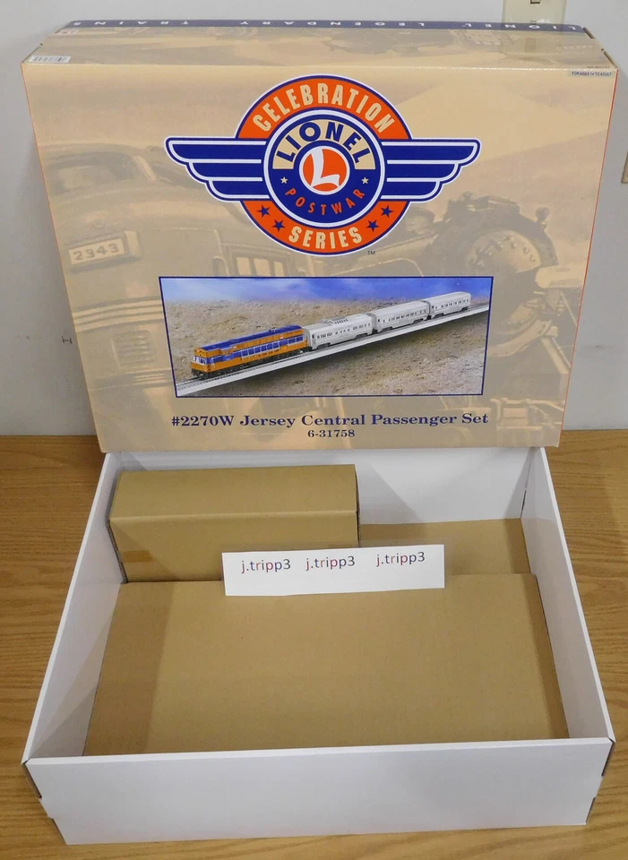 Lionel 6-31758 #2270W Jersey Central Set Box Only Postwar Celebration No Trains - Image 1 of 4
