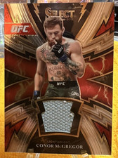 2021 Panini Select UFC Conor McGregor Sparks Relic Card 48/149