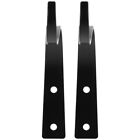 2 Pcs Wall-Mounted Rack Outdoor Flower Pots Hangers Black Lights Plant Stand