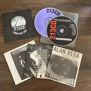 Alan Vega / Suicide CD Sampler 213CD 1996 Part One. Promo Rare - Imagen 1 de 8
