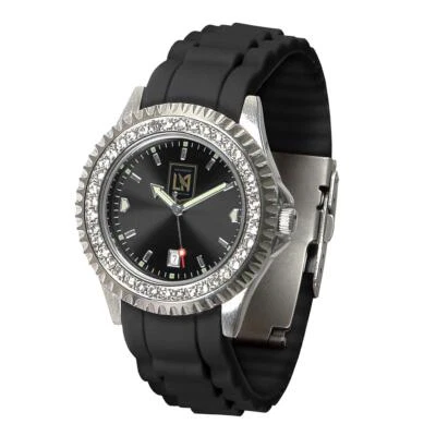 Ladies Los Angeles FC Watch Silcone Band Crystal Bezel - Image 1 of 4