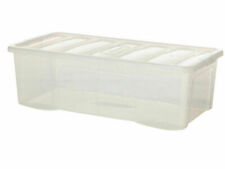 WHAM 62L Plastic Storage Box - Clear