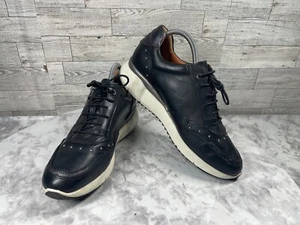 Pikolinos Sneakers Women 10.5M Sella Shoes Black Leather Lace Up Comfort Trainer - Picture 1 of 18
