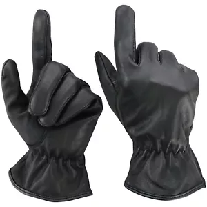 ROAR Leather Motorbike Motorcycle Waterproof Driving Gloves Water Resistance - Foto 1 di 4