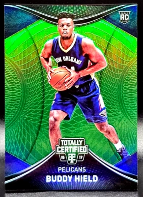 BUDDY HIELD 16-17 CERTIFICADO ESPEJO VERDE NOVATO RC WARRIORS 4/5 ¡RARO!! Foto 1 de 3