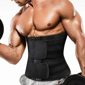 Hernia Support belt with Truss brace Adjustable Umbilical Abdominal Waist Belt - Picture 1 of 11