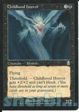 MTG Magic the Gathering TCG ODYSSEY Childhood Horror Black 128 / 350