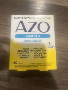 AZO Yeast Plus Multi Benefit Formula 60 Tablets.expires 2026