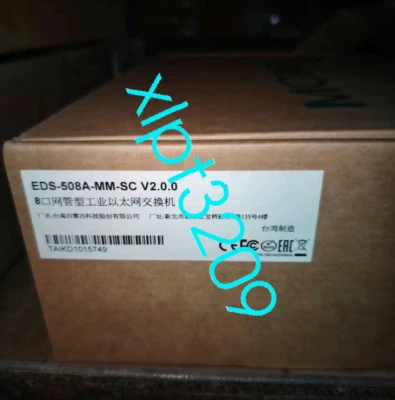 EDS-508A-MM-SC NEW MOXA 8-port network managed industrial Ethernet switch - Image 1 of 2