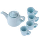 5Pcs/set 1:12 Dollhouse miniature modern porcelain tea cup set DSSJUKL*wl DS