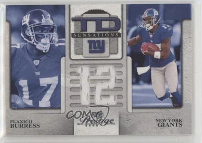 2008 Prestige TD Sensations Materials /100 Plaxico Burress #TS-4 - Image 1 of 2