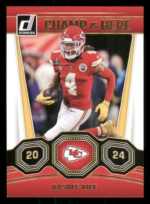 2024 Donruss Champ is Here #4 Rashee Rice - Image 1 of 2