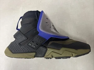 Nike Huarache Gripp QS 2018 AT0298-001 Olive Green Purple Black Men’s Size 10.5 - Picture 1 of 24