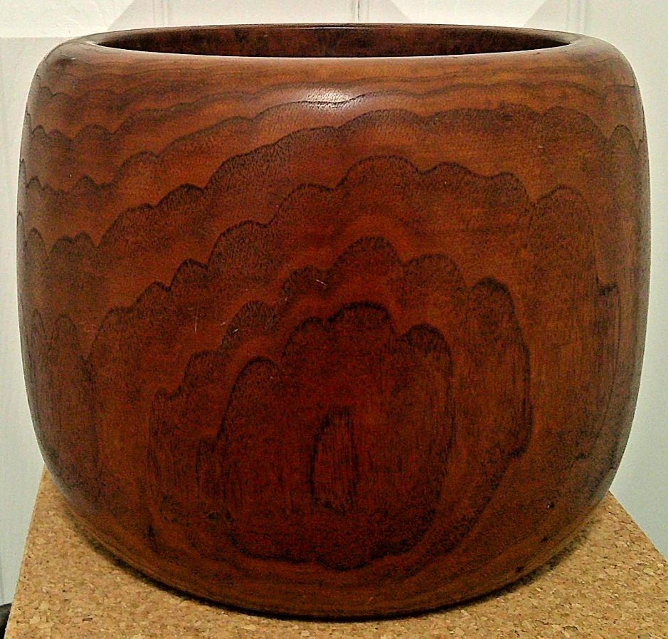 骨董品】solid wood hibachi traditional Japanese heater antique